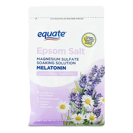 Sal De Epsom Manzanilla Lavanda Sulfato De Magnesio 1.36kg