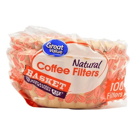 Filtros Para Café Great Value Natural 100 Pzas