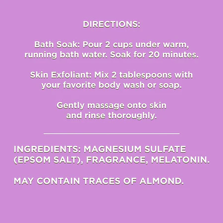 Sal Epsom Equate Diferentes Fragancias 1.36 Kg Fragancia Lavender Chamomile