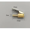 Boquilla Valvula Inflado Neumatico Abrazadera Insertable 