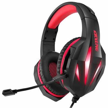 AUDÍFONO GAMER ERXUNG Modelo J5 Rojo