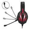 AUDÍFONO GAMER ERXUNG Modelo J5 Rojo