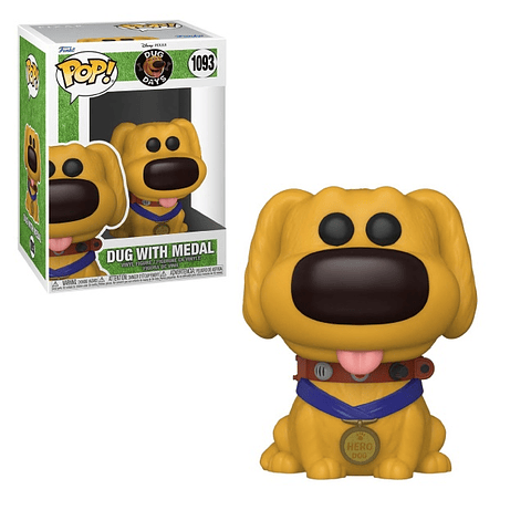 FUNKO POP! Disney Pixar - Dug Days: Dug with Medal 1093