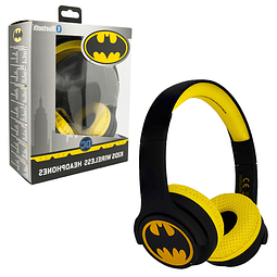 AUDIFONOS OTL KIDS WIRELESS HEADPHONES BLUETOOTH DC - BATMAN SYMBOL