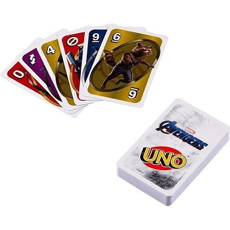 Uno! Marvel Avengers - Juego De Cartas Mattel 