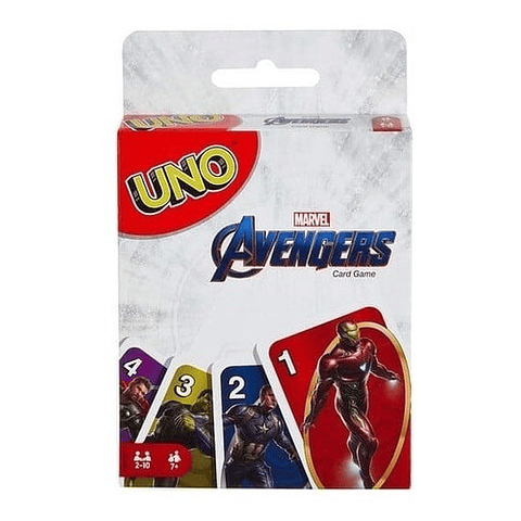 Uno! Marvel Avengers - Juego De Cartas Mattel 