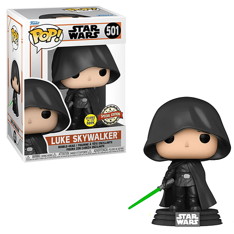 FUNKO POP! Star Wars - Luke Skywalker Glows in the Dark Special Edition (501)