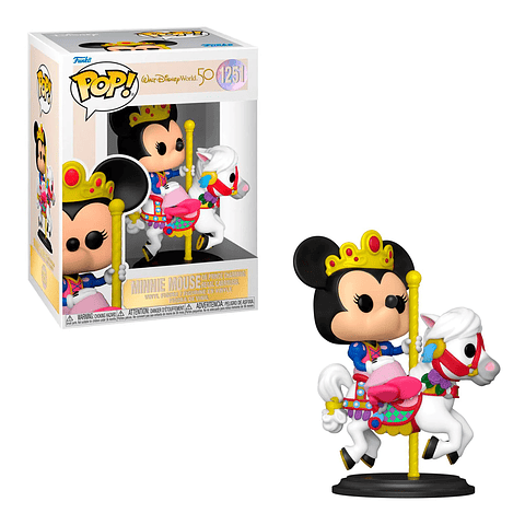 FUNKO POP! Disney - Walt Disney World 50: Minnie Mouse on Prince Cgarming Regal Carrousel 1251