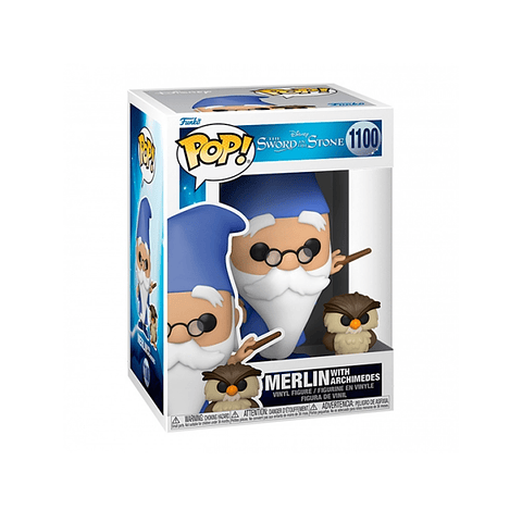 FUNKO POP! Disney - The Sword In The Stone: Merlin With Archimides 1100