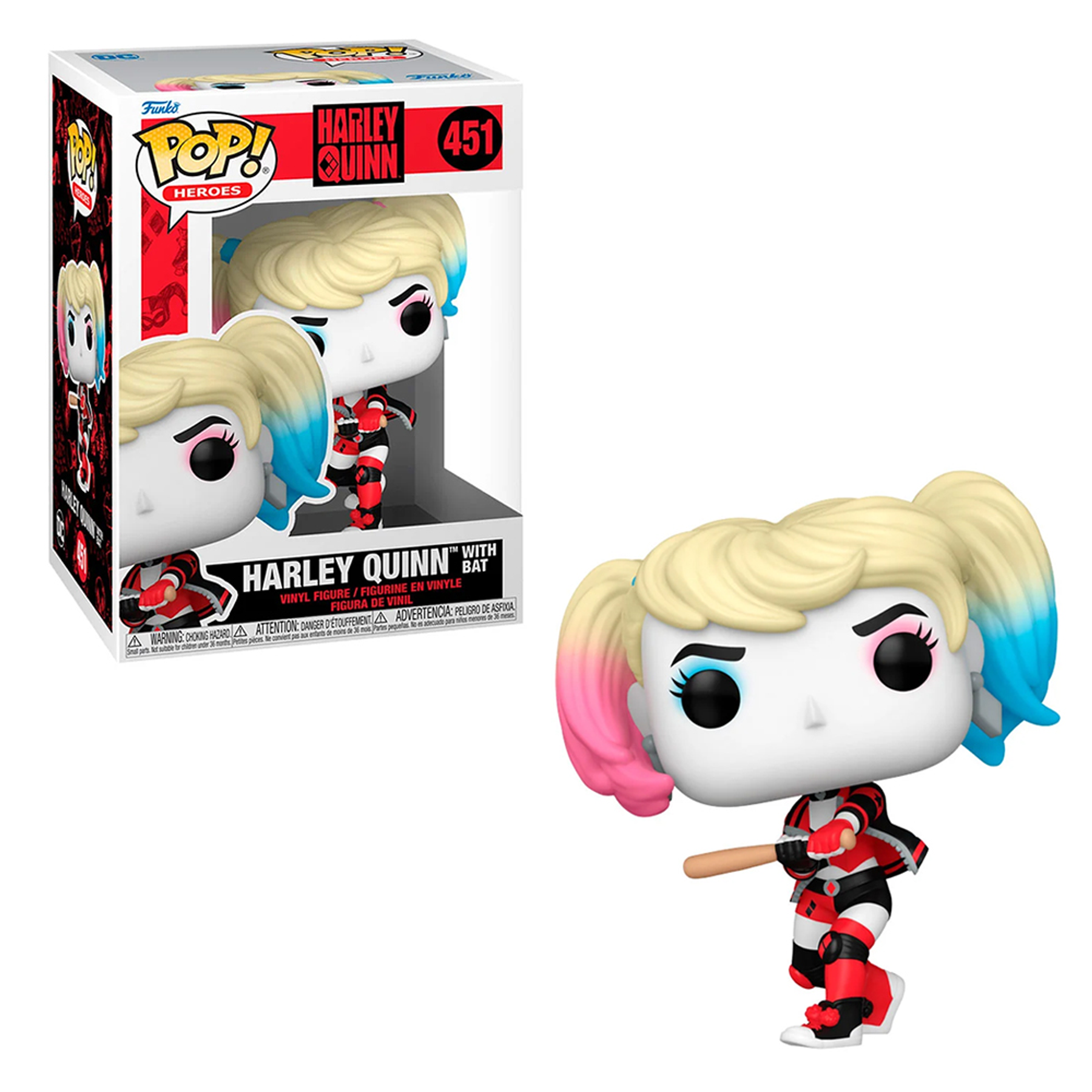 FUNKO POP! Heroes - Harley Quinn With Bat 451