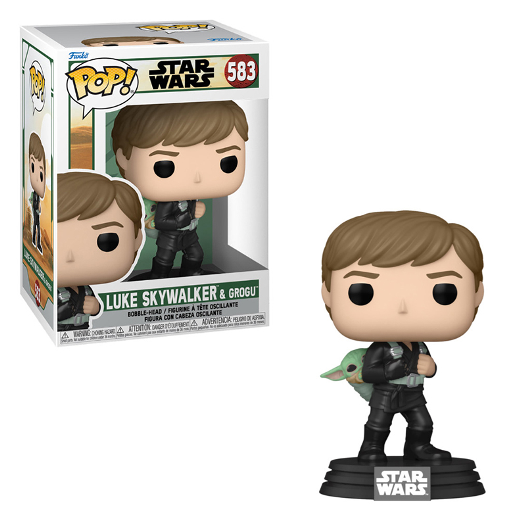 FUNKO POP! Star Wars - Luke Skywalker with Grogu 583