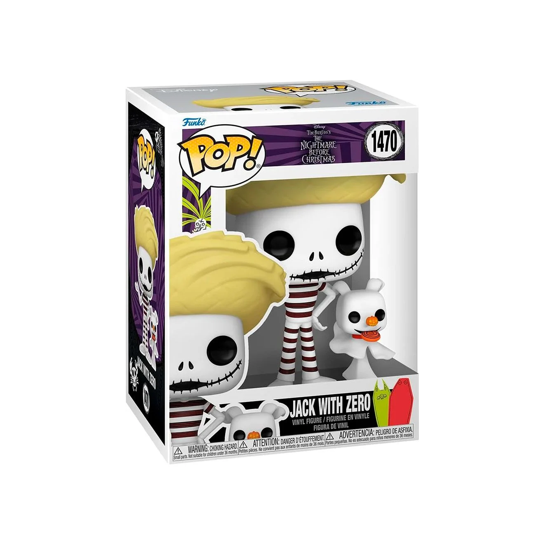 FUNKO POP! Disney - Nightmare Before Christmas: Jack With Zero 1470