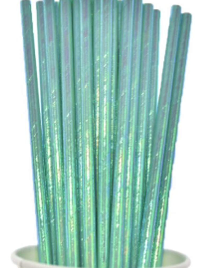 Bombilla Polipapel Verde Tornasol 1