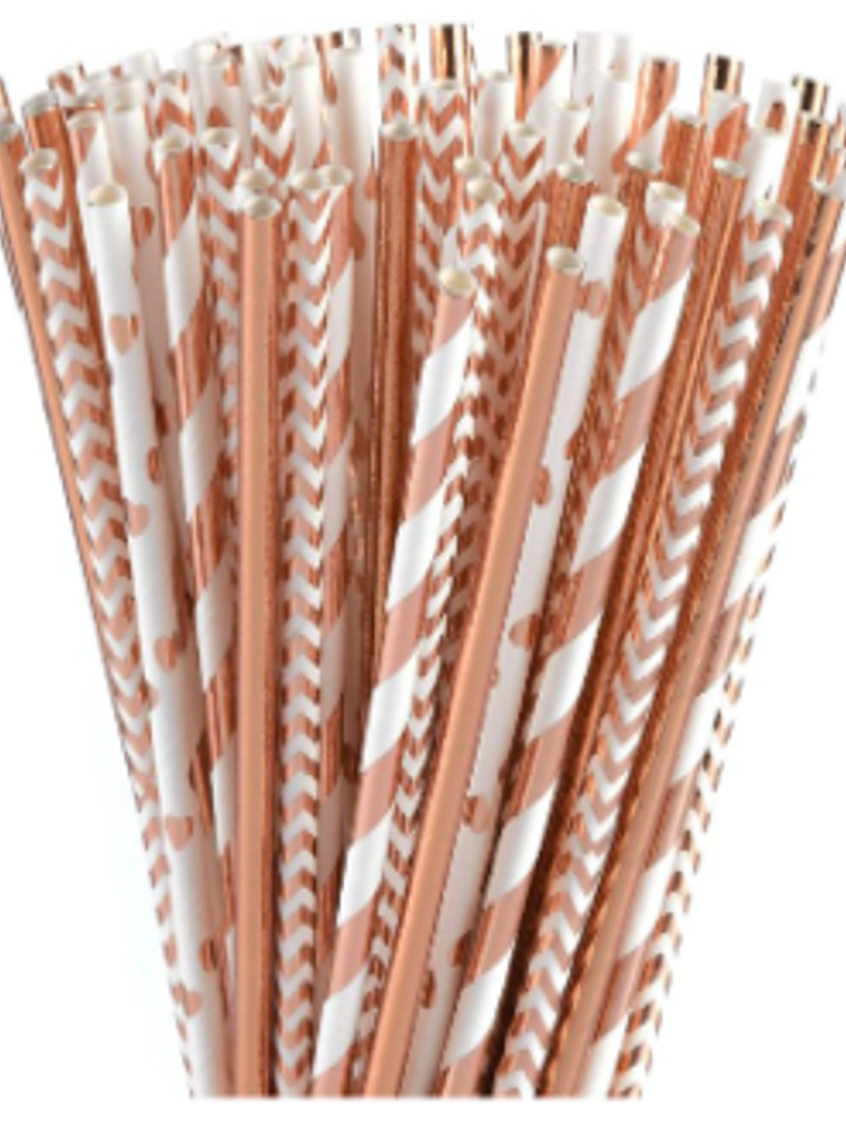 Bombilla Polipapel Golden Rose Mix 1