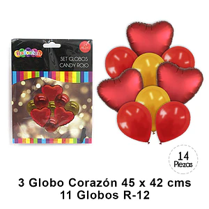 SET CANDY ROJO