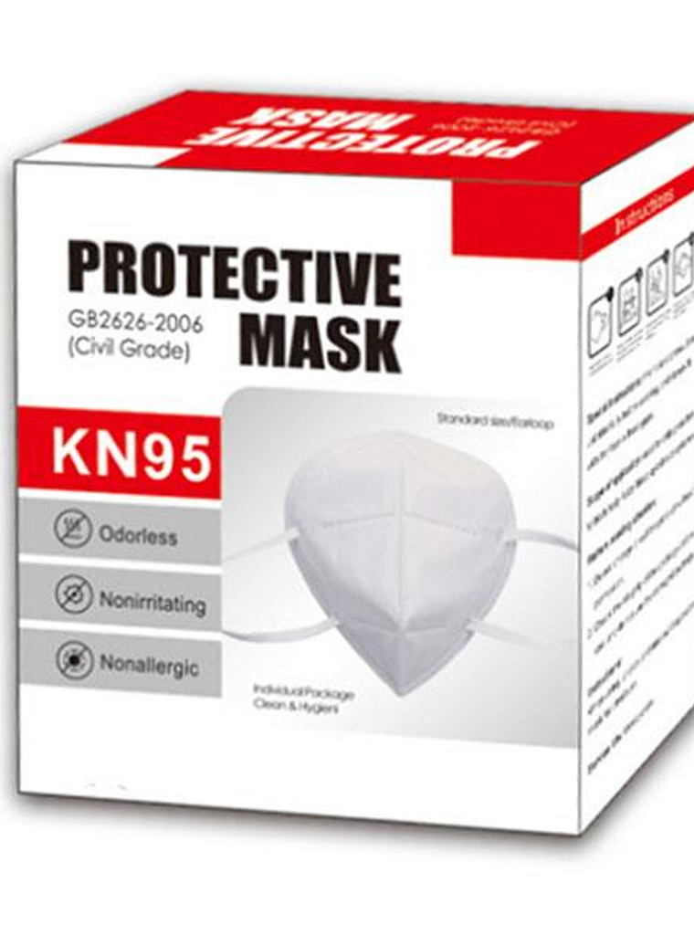 Mascarillas de protección KN95 Blancas 1