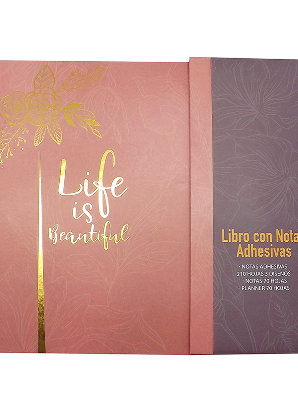 Libro con Planner y Notas Adhesivas Isofit Woman  1