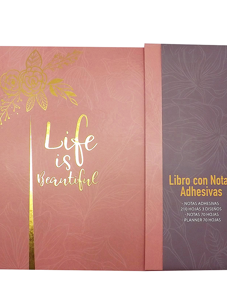 Libro con Planner y Notas Adhesivas Isofit Woman  1