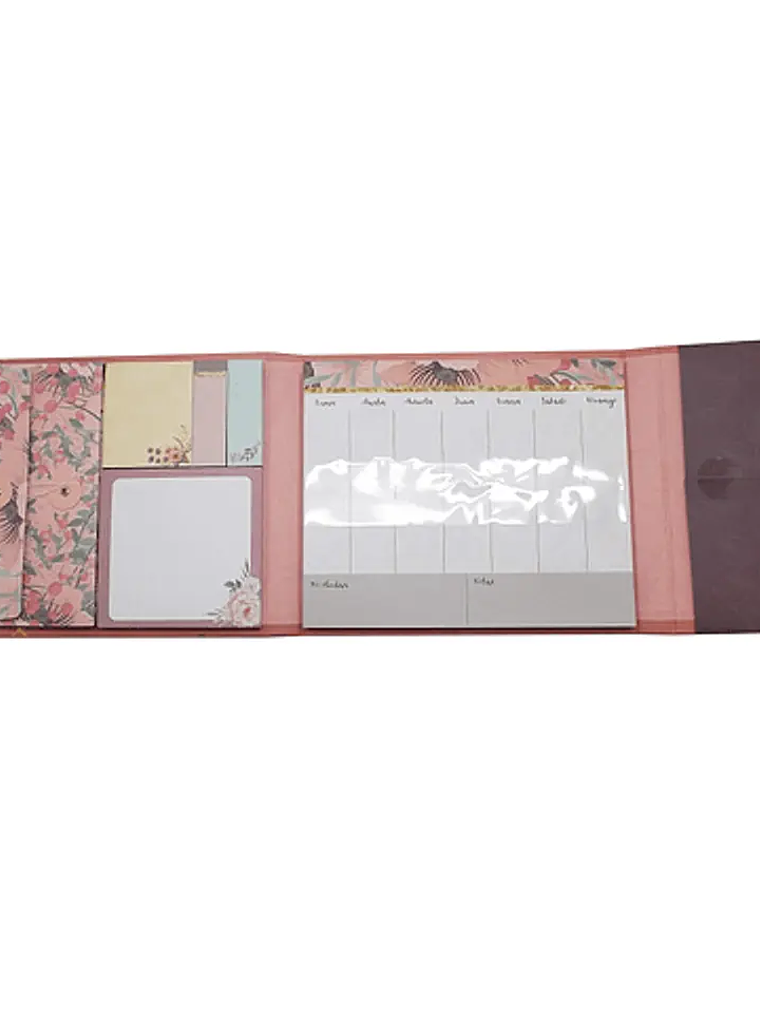 Libro con Planner y Notas Adhesivas Isofit Woman  2