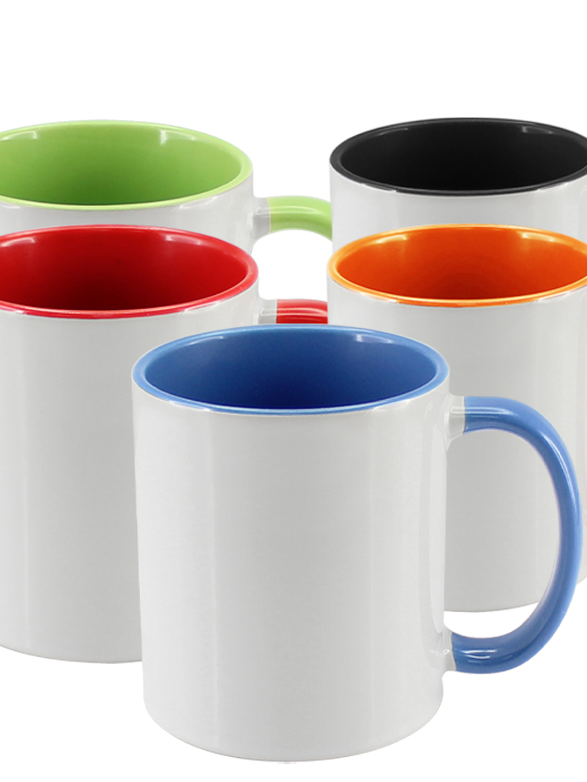 Tazón Cerámico Sublimación Bicolor 350cc  1