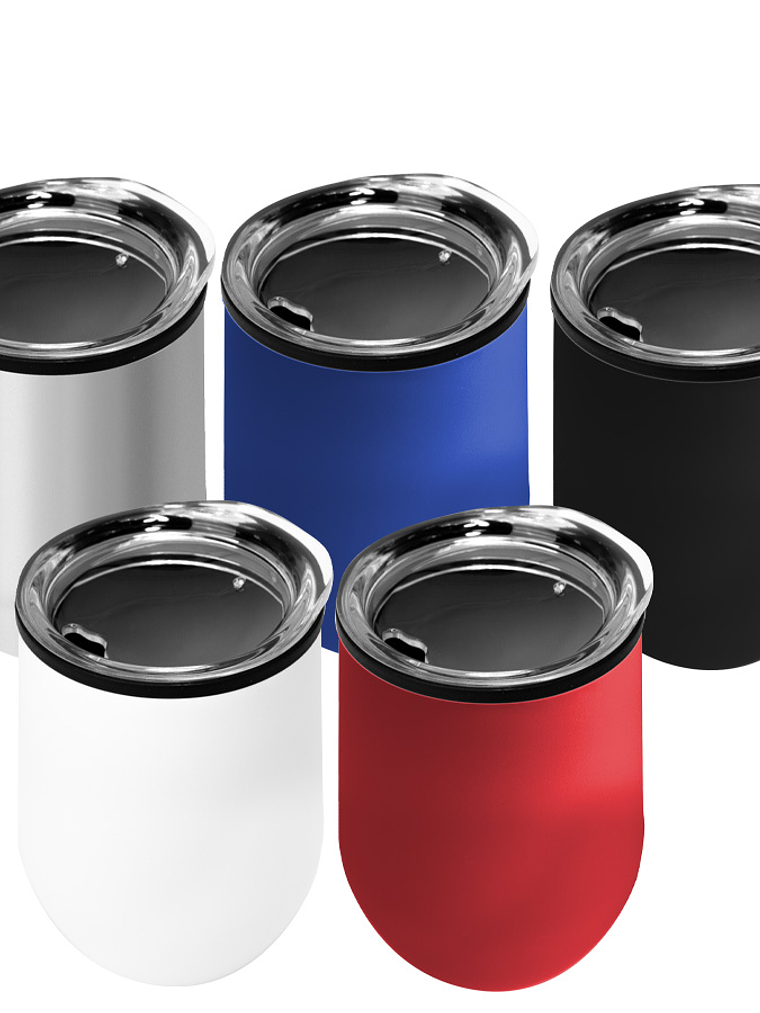 Mug metálico/plástico 350cc 1