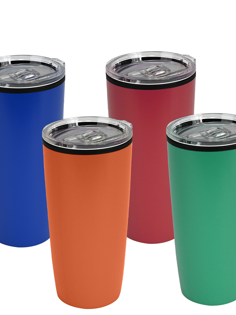 Mug metálico/plástico 600cc 1