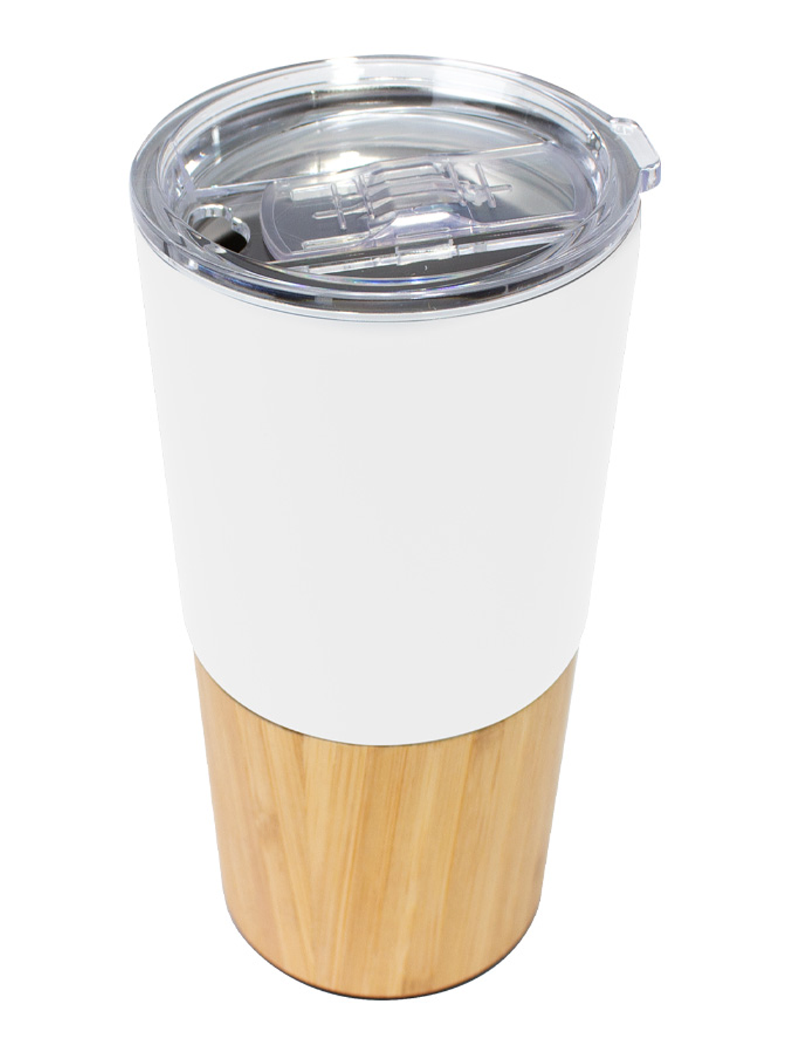 Mug metálico/bamboo 500cc 1