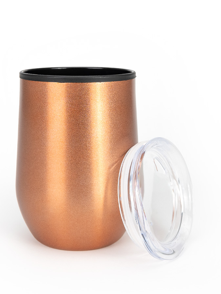 Mug metálico encobrizado 350cc 1