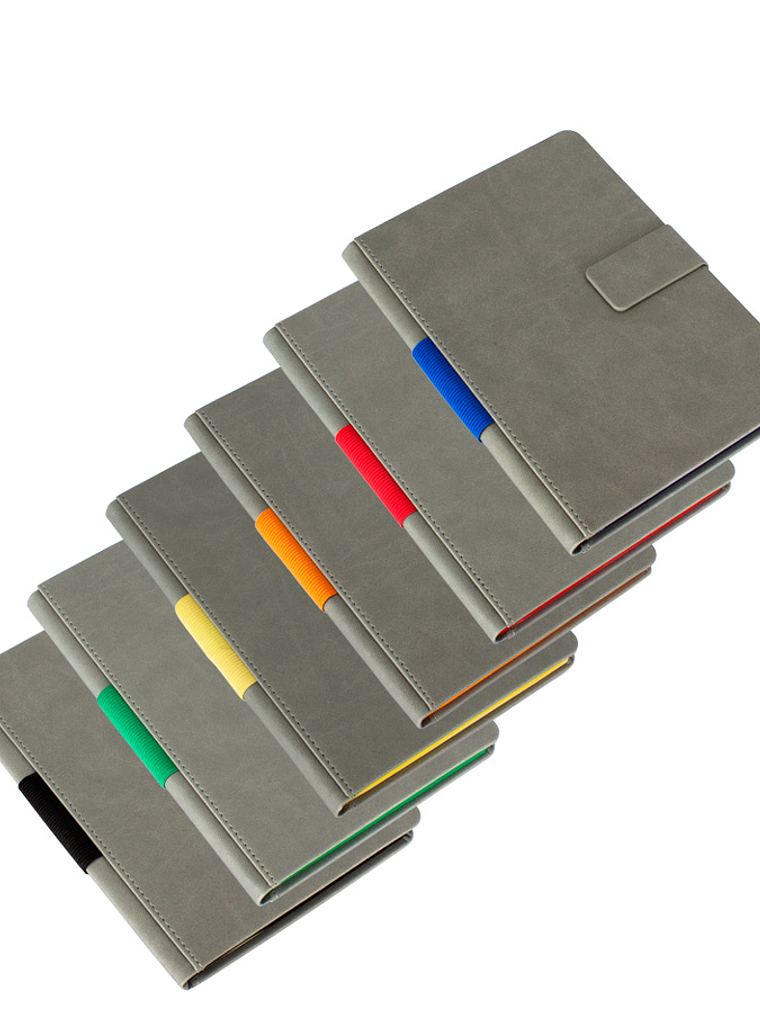 Cuaderno Gris cierre imantado 1