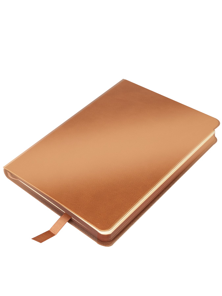 Libreta encobrizada de PU eco-cuero 1