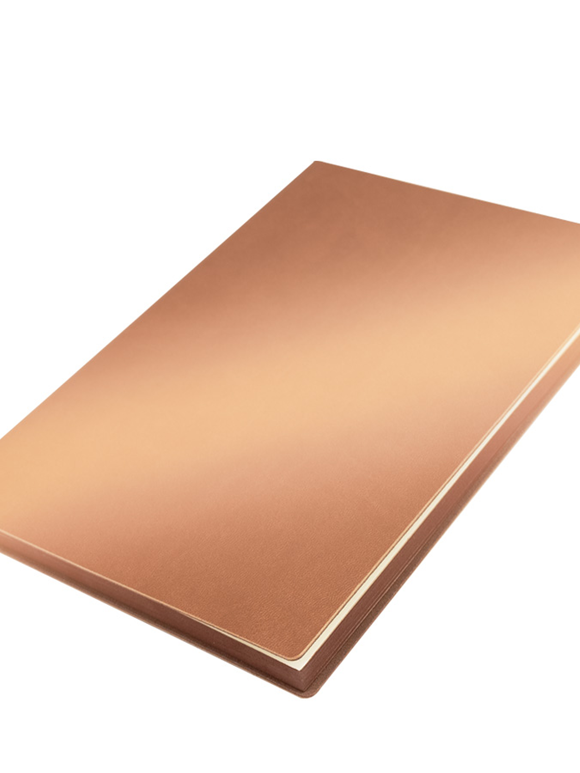 Cuaderno encobrizado de PU eco-cuero 1