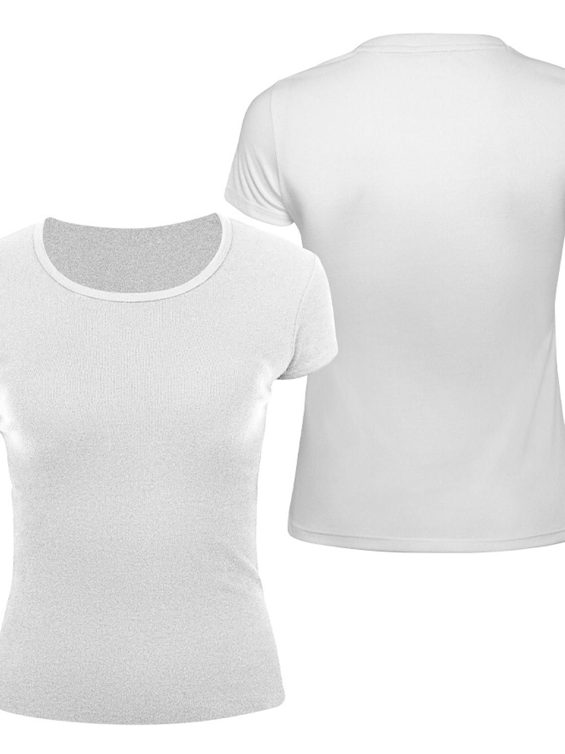 Polera Manga Corta Algodón Mujer 1