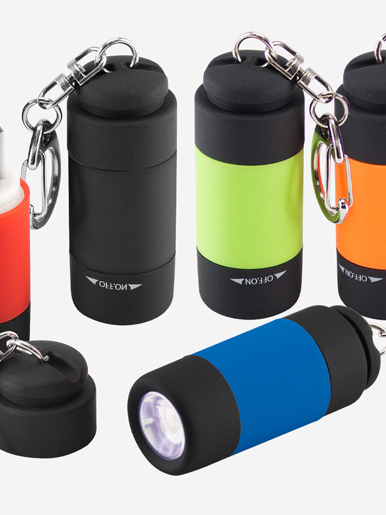Llavero-Linterna LED Cargador USB 1