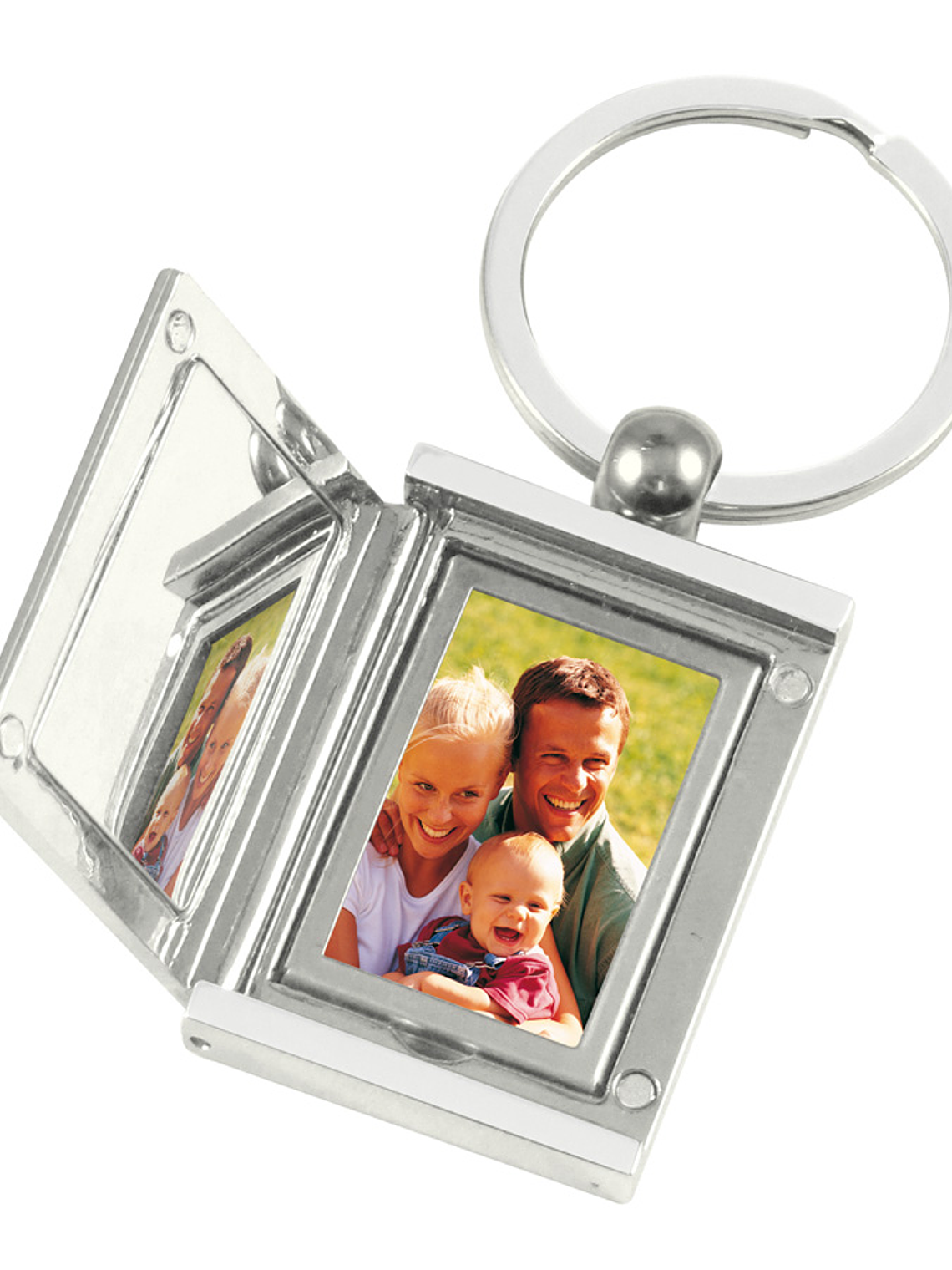 Llavero Metálico Porta-Foto 1