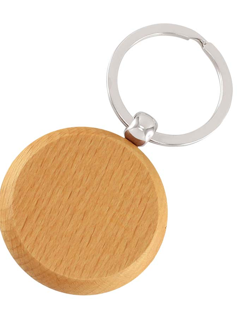 Llavero Redondo de Madera 1
