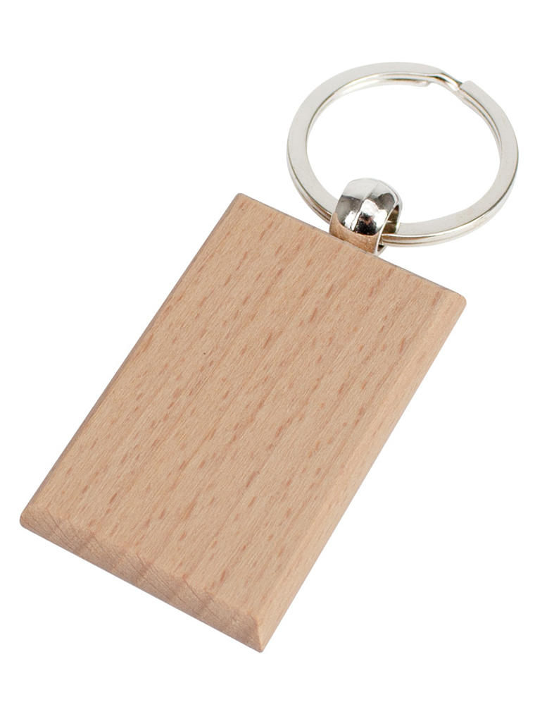 Llavero Rectangular de Madera 1