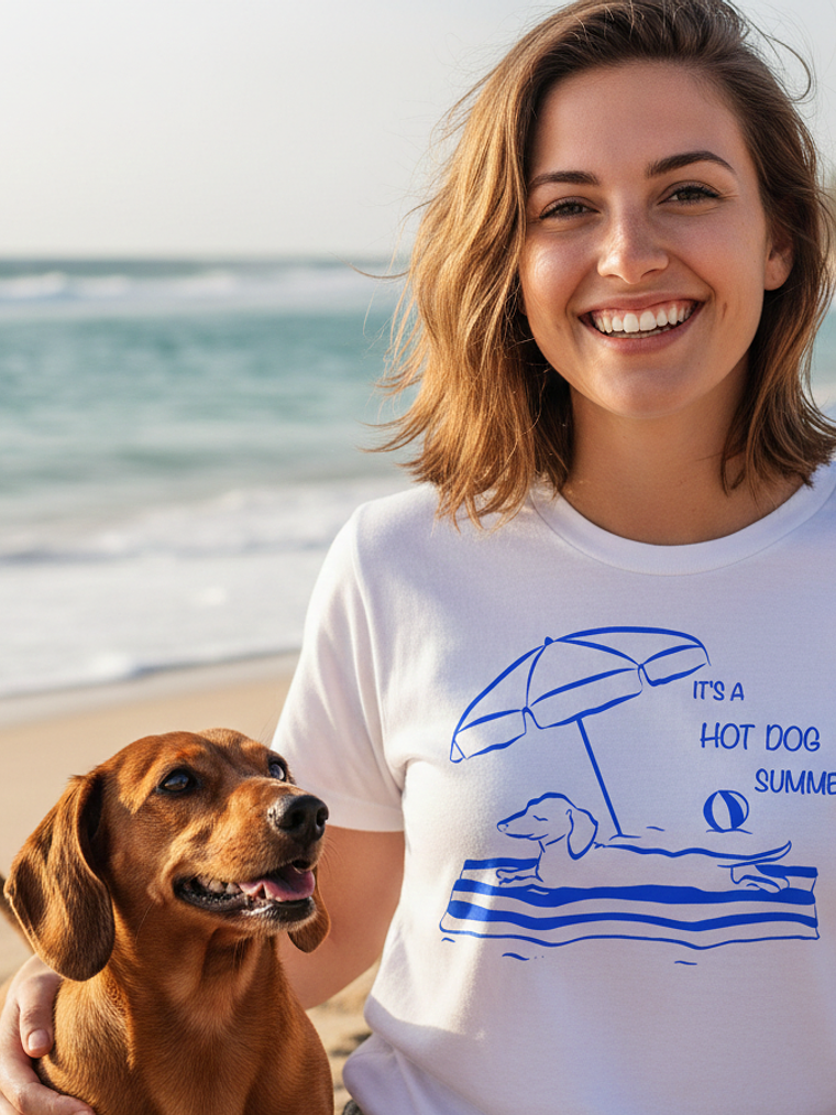 Polera Hot dog summer - Mujer 1