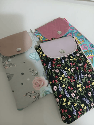 Bolsa para Telemóvel e moedas