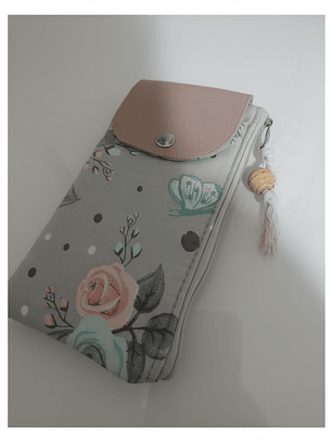 Bolsa para Telemóvel e moedas