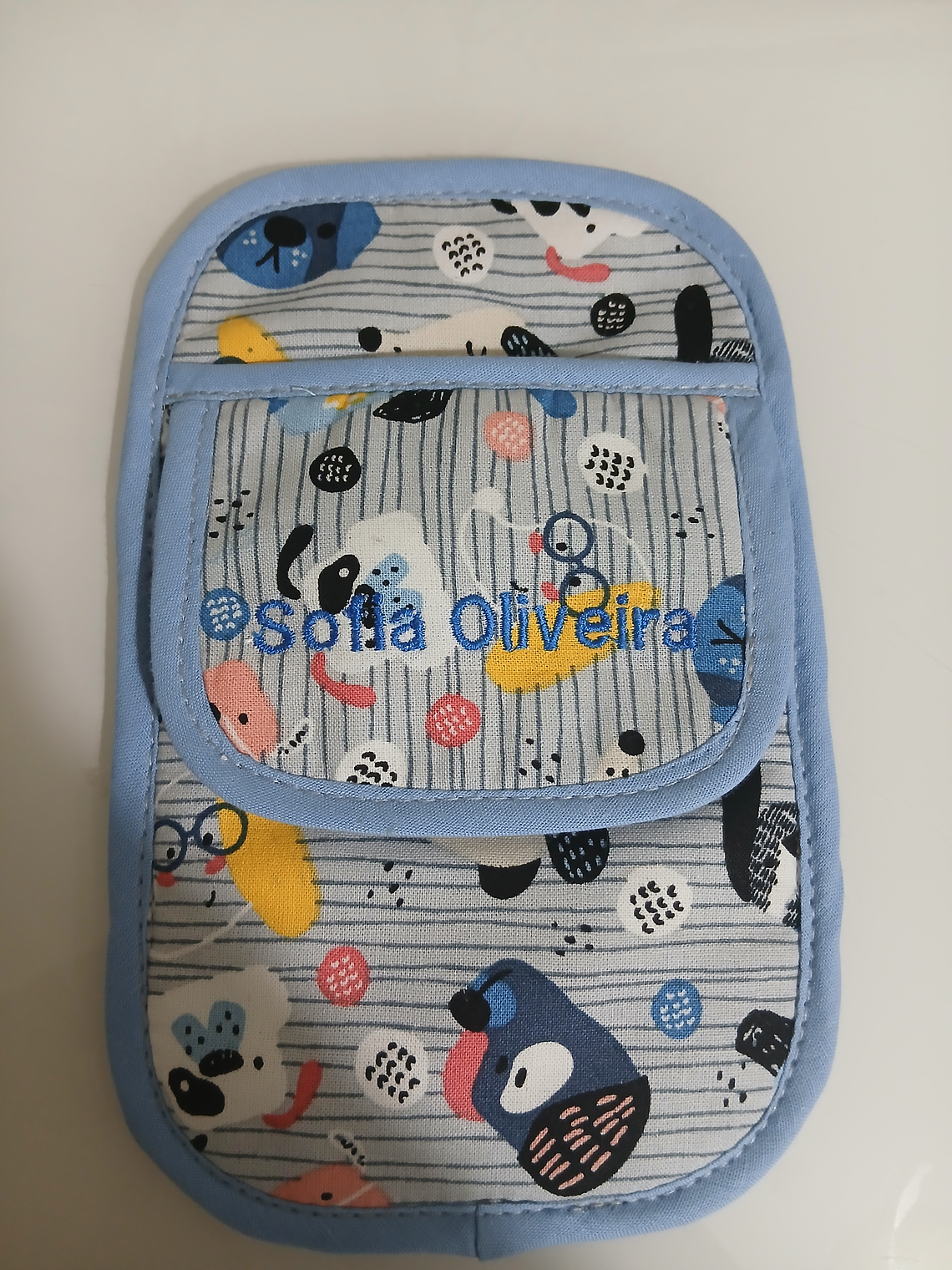 bolso de bata personalizado  com bordado 2
