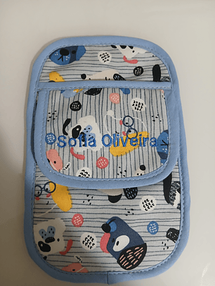 bolso de bata personalizado  com bordado