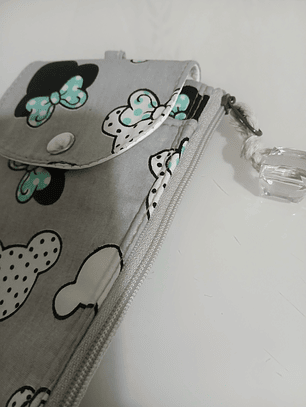 Bolsa para Telemóvel e moedas