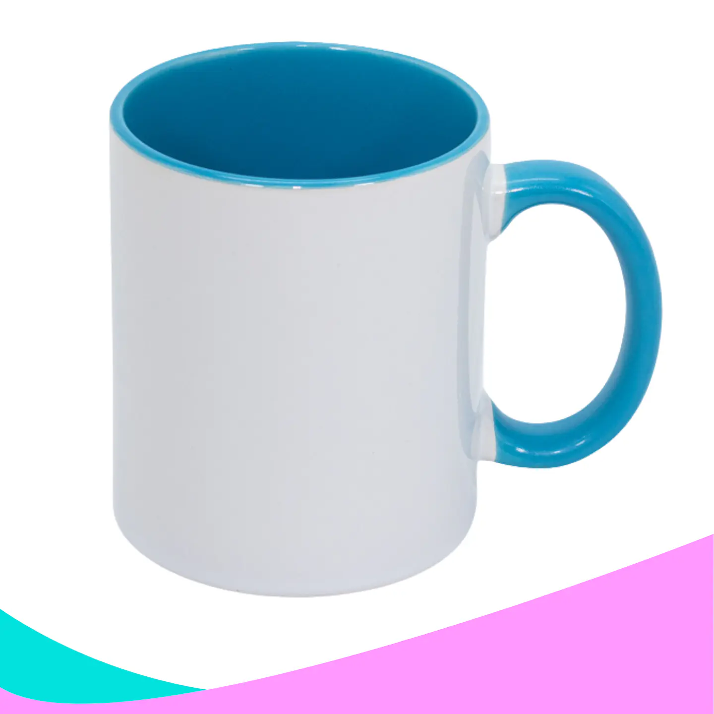 TAZA INTERIOR Y ASA COLOR 10