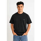 Polera Prelavada Negra 1
