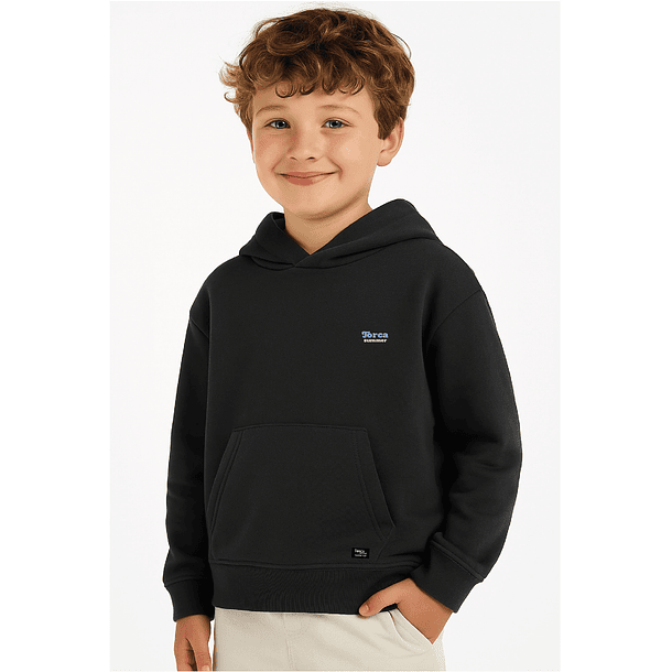 Poleron Canguro Kids negro