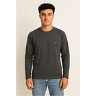 Polera ML Gris Carbón 1