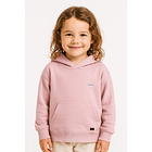 Poleron Canguro Niño Palo rosa claro 1