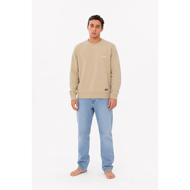 Poleron Polo Prelavado beige 4