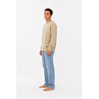 Poleron Polo Prelavado beige 6