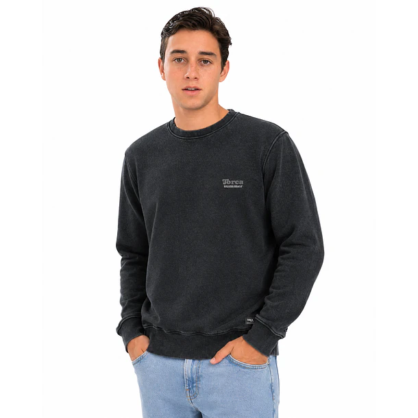 Poleron Polo Prelavado Negro